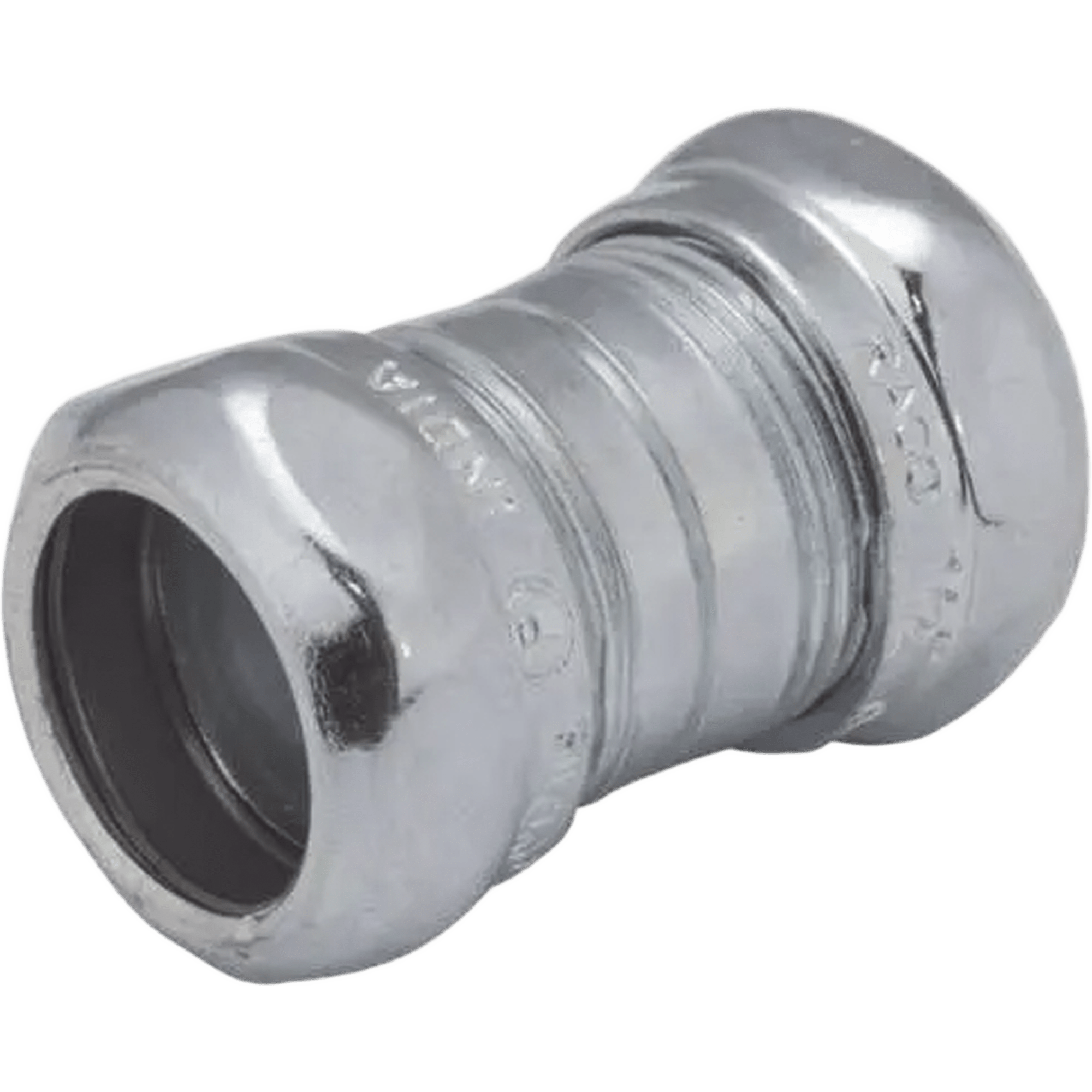 Cople Compresión de Acero Galvanizado para Pared Delgada de 1-1/2".