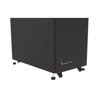 Gabinete para Telecomunicaciones Rack Estándar de 19", 42UR, 600 mm Ancho x 1000 mm Profundidad. Fabricado en Acero, Se envía el Gabinete Armado.