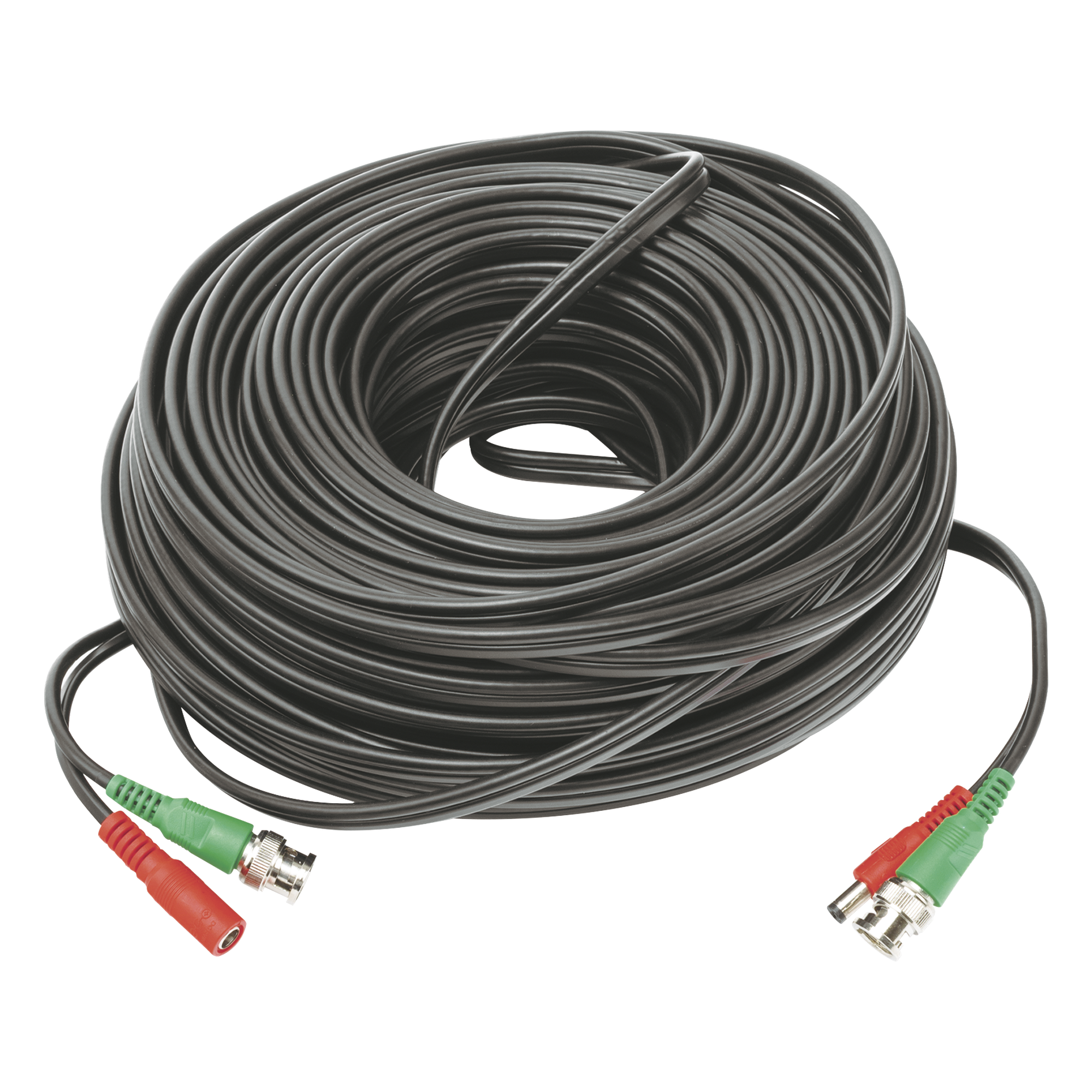 Cable Coaxial (BNC RG59) + Alimentación / SIAMES / 50 Metros (164 Pies) / 100% COBRE / Para Cámaras 4K / Uso Interior y Exterior — EPCOM POWERLINE · SKU DIY-50M-HD