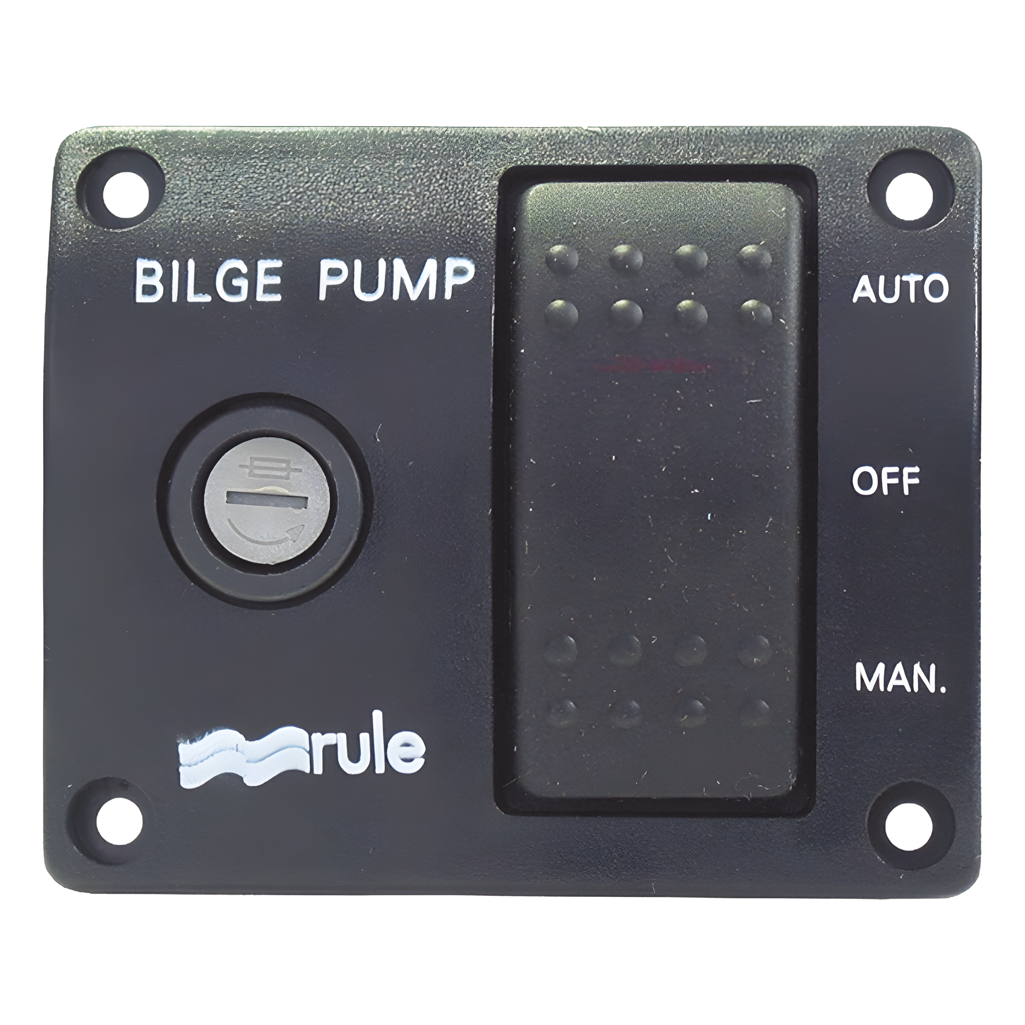 Switch de tres posiciones para control de bombas de achique. — RULE · SKU 43