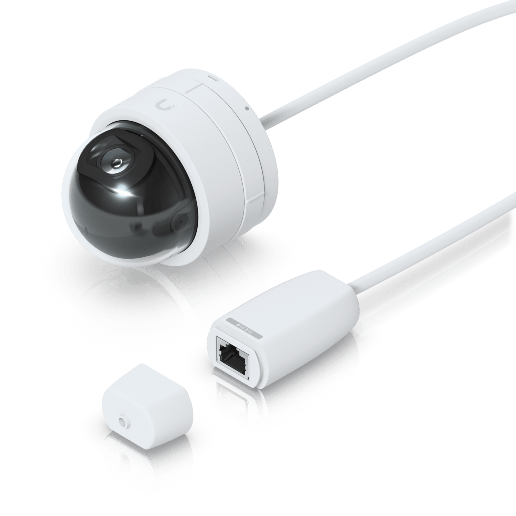Cámara IP UniFi G5 Domo Ultra, de bajo perfil para interior, 2K (4MPX), ángulo amplio 102.4°, visión nocturna IR hasta 20 mts, detección de eventos, para pared o techo