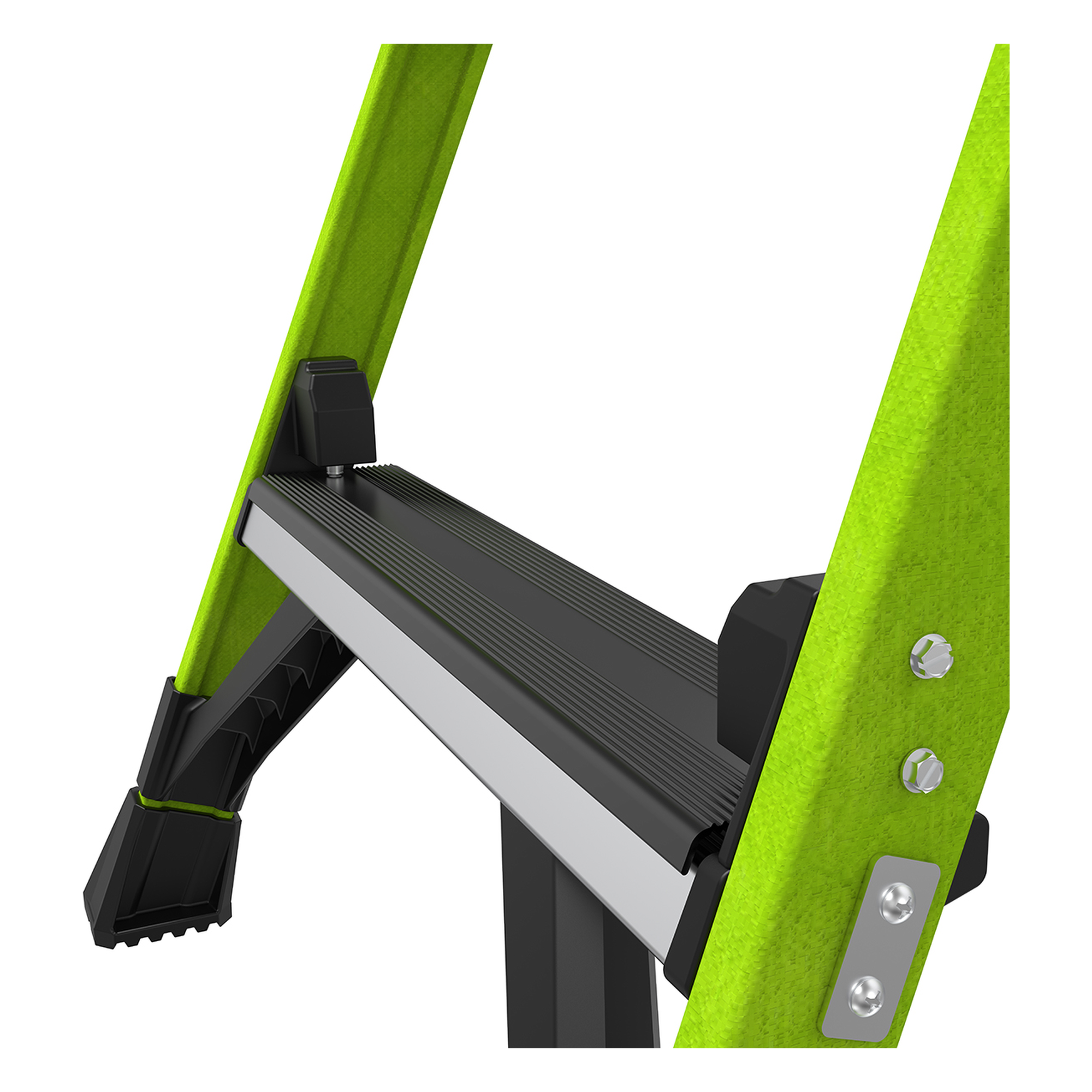 Escalera de Aluminio + Fibra de Vidrio de 1.8m con Soporte para Herramienta. !La Más Liviana del Mundo! (SKU:15406-001)