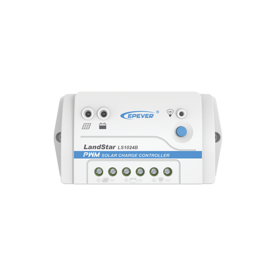 Controlador Solar PWM / 10A / 12/24V / RS-485 / Baterías Gel-AGM-Selladas / Parámetros Configurables