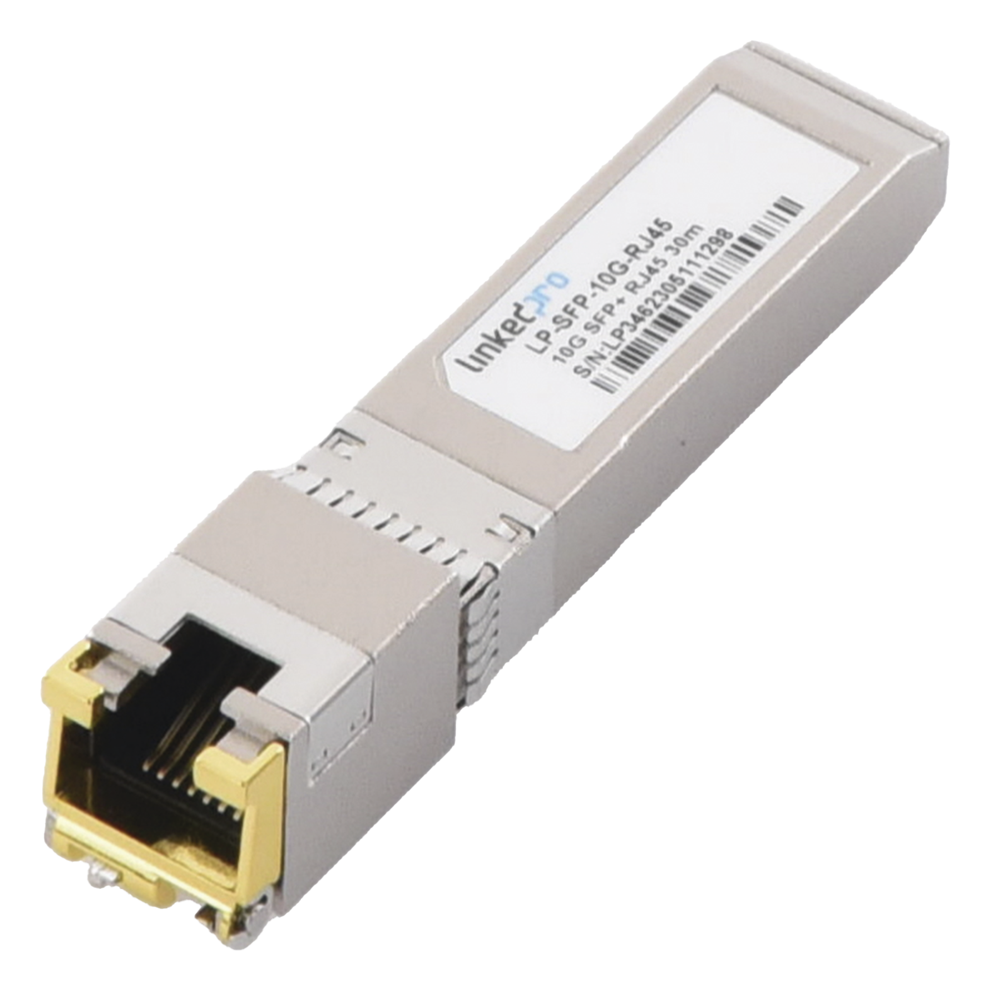 Transceptor Óptico SFP+ a RJ45 /10 Gbps / Conector RJ45 / 10GBASE-T / Distancia de hasta 30 m. — LINKEDPRO BY EPCOM · SKU LP-SFP-10G-RJ45