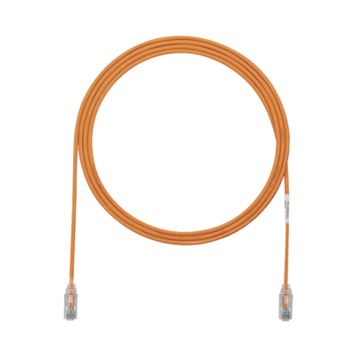 Cable de Parcheo TX6, UTP Cat6, Diámetro Reducido (28AWG), Color Naranja, 1.52 Metros (5 Pies) — PANDUIT · SKU UTP28SP5OR