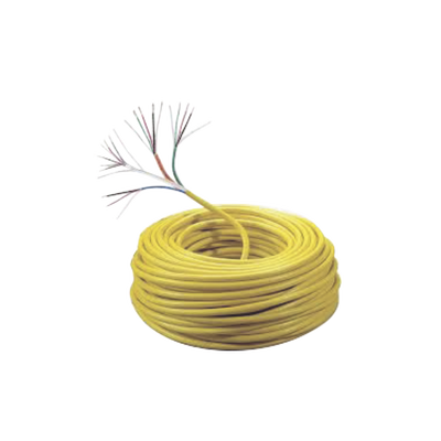 Carrete de Cable de 305 Metros (1000 Pies) / Color Amarillo / Compuesto por 6 x 22 AWG blindado, 4 x 18 AWG, 4 x 22 AWG, y 2 x 22 AWG / Para Aplicaciones en Control de Acceso