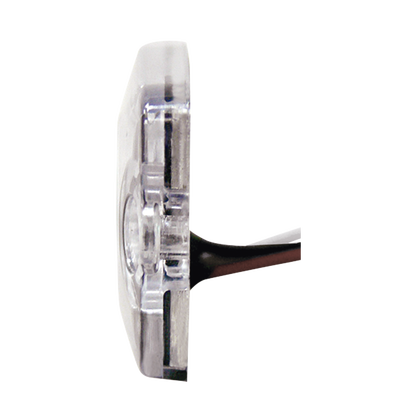 Luz Auxiliar de 6 LED, Ambar, lente Transparente, SAE