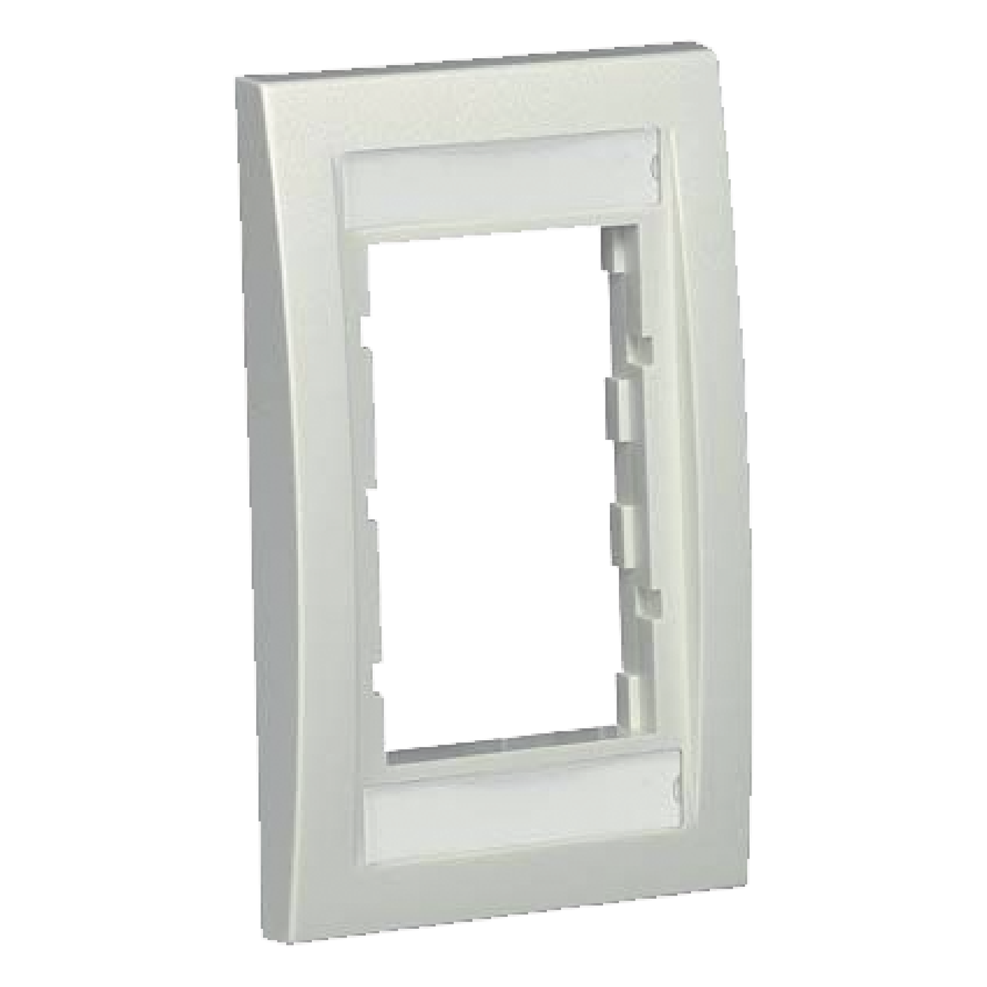 Marco de Placa Frontal Ejecutiva, Para Dos Insertos de 1/2 o Tres Insertos de 1/3, Color Blanco Mate — PANDUIT · SKU CBEIWY