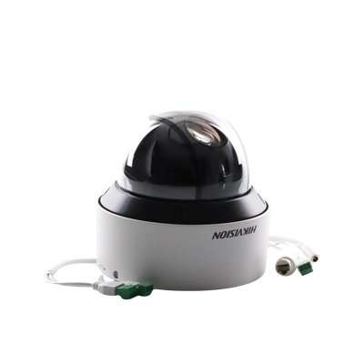 Mini Domo IP PTZ 2 Megapixel / 25X Zoom / 50 mts Luz Infrarroja Inteligente (Visión Nocturna) / Autoseguimiento / WDR 120 dB / PoE+ / IP66 / Ultra Baja Iluminación / MicroSD