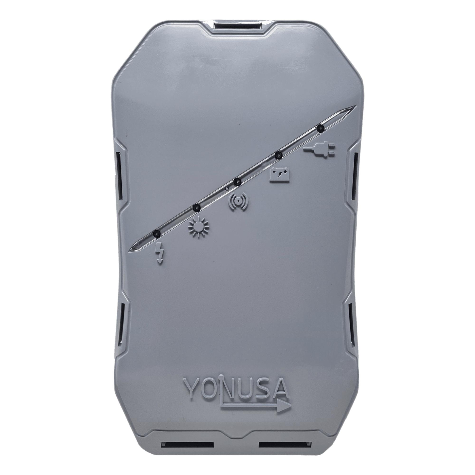 Energizador con tecnología SMT de 12,000Volts - .5 Joules / 500 Mts Lineales de Protección / Cercas Electrificadas — YONUSA · SKU SYSNG-HS