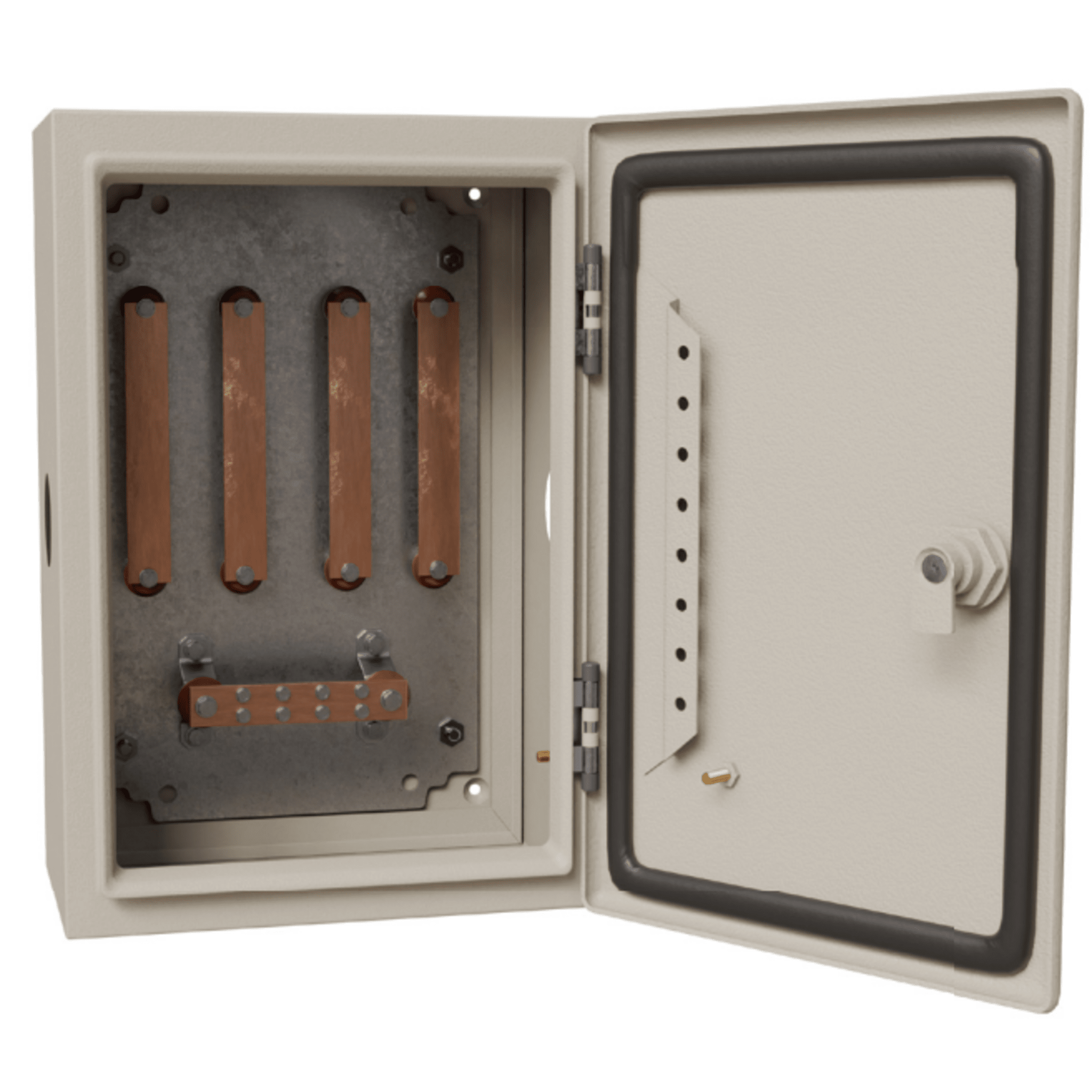 Gabinete de Distribución Eléctrica — TOTAL GROUND · SKU TG-BUE-4M