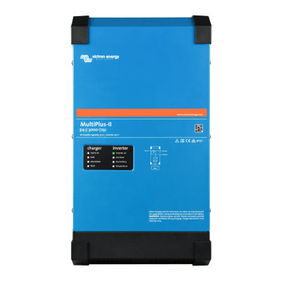 MultiPlus-II 48/3000/35-50 / Inversor Cargador de Onda Pura / Entrada 48 Vcc / Salida 2400 W 120 Vca 60 Hz — VICTRON ENERGY · SKU MPII48/3000SP