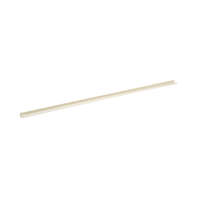 Canaleta LD3 de PVC rígido, con cinta adhesiva para instalación sin herramientas, 19.6 x 11.2 x 1828.8 mm, Color Blanco Mate