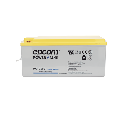 Batería de GEL PURO OPzV / 12 V @ 200 Ah / Ciclo profundo / Uso en Aplicaciones Fotovoltaicas y de Respald