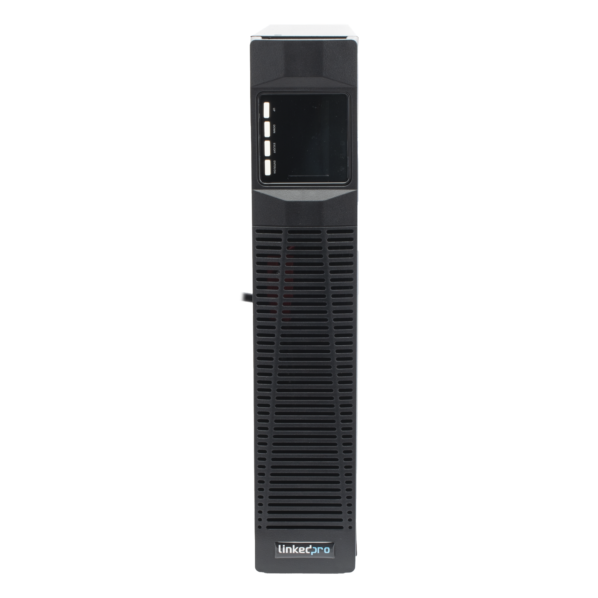 UPS de 2000VA/1800W / Topología On-Line Doble Conversión / Entrada y Salida de 120 Vca / Clavija de Entrada NEMA 5-20P / Pantalla LCD Configurable / Formato Rack/Torre