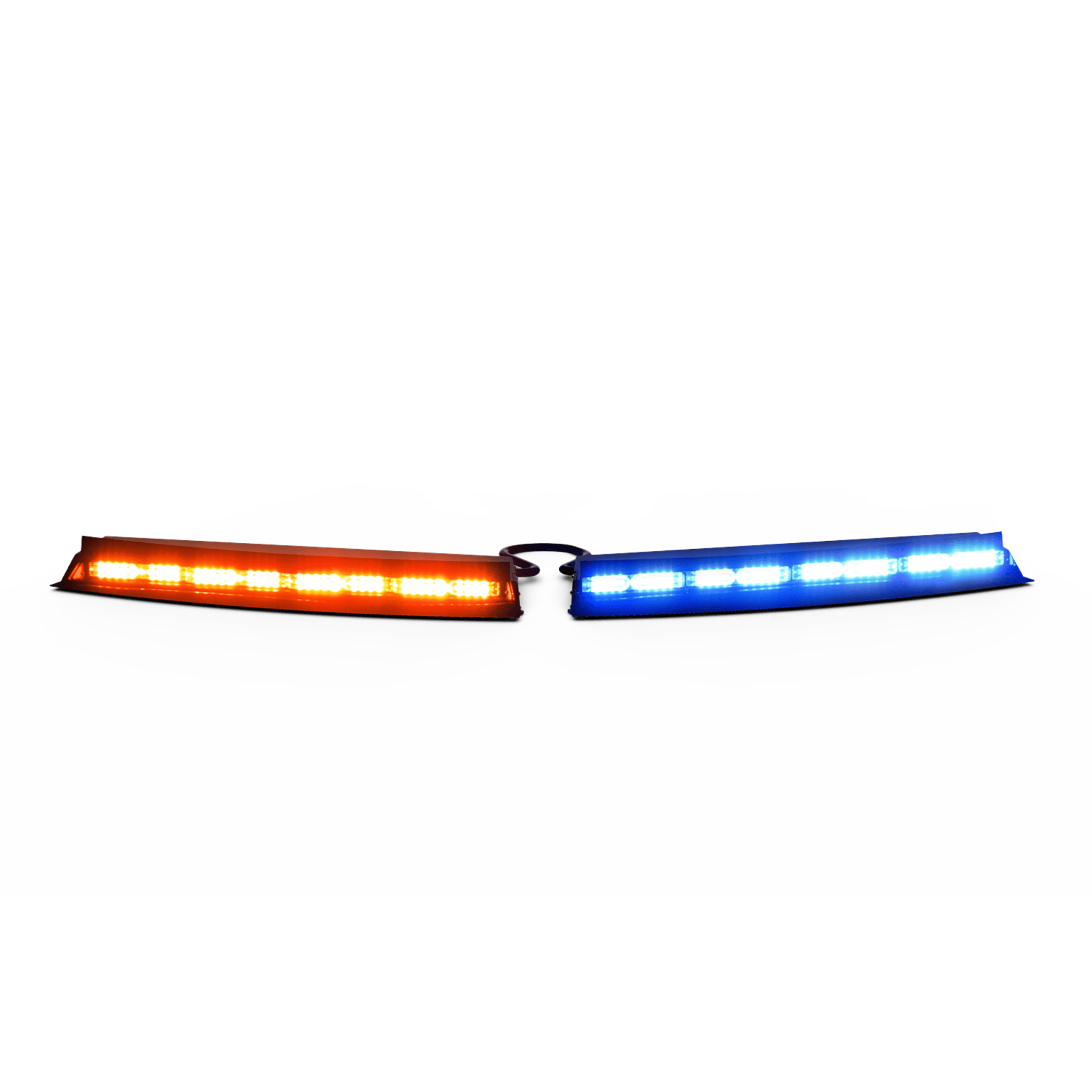 Visera Interior Universal Tricolor Rojo/Azul/Blanco 144 LED Con Luces De Penetración Sin Bracket, Necesario agregar CZMATSIBSYS — ECCO · SKU 39-30008-CM