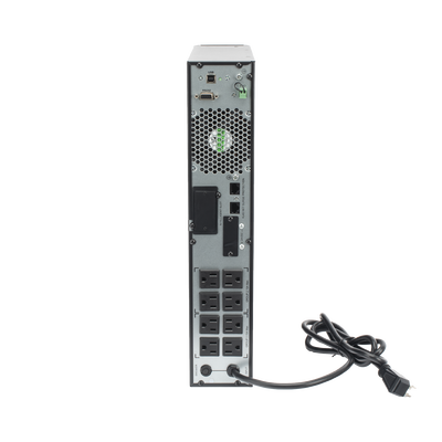 UPS de 1000VA/900W / Topología On-Line Doble Conversión / Entrada y Salida de 120 Vca / Clavija de Entrada NEMA 5-20P / Pantalla LCD Configurable / Formato Rack/Torre / 8 Salidas