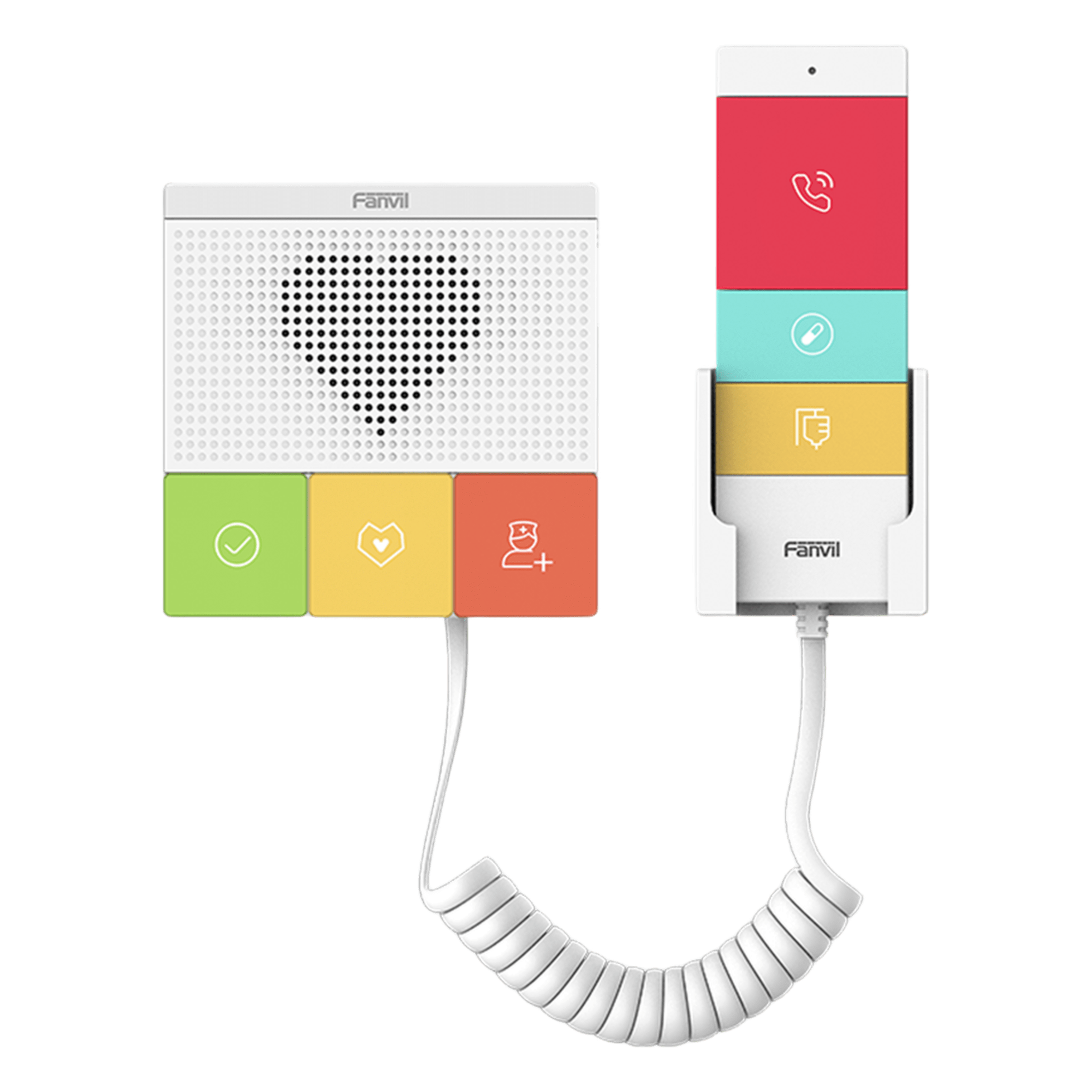 Intercomunicador SIP Wi-Fi para Hospital/Asilos, 6 botones, antibacterial, 1 Relevador integrado — FANVIL · SKU Y501WY