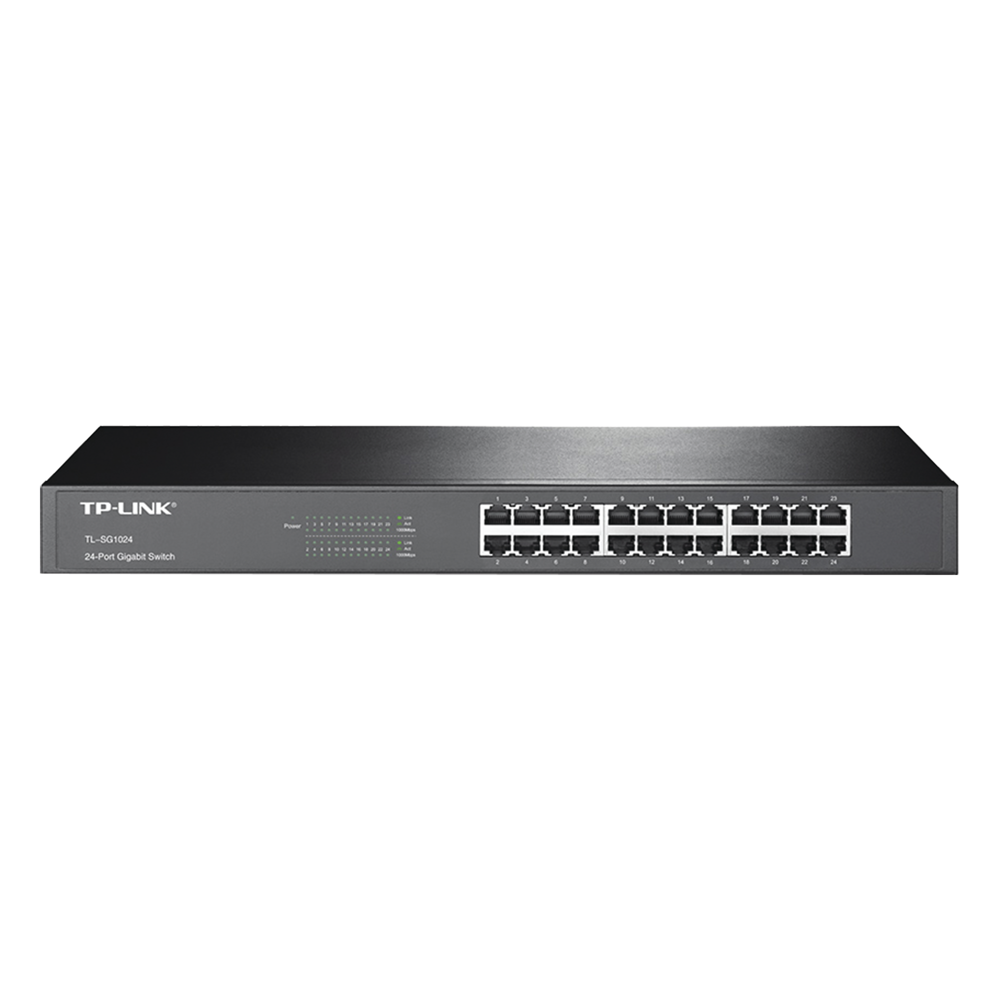 Switch Gigabit no administrable de 24 puertos 10/100/1000 Mbps — TP-LINK · SKU TL-SG1024