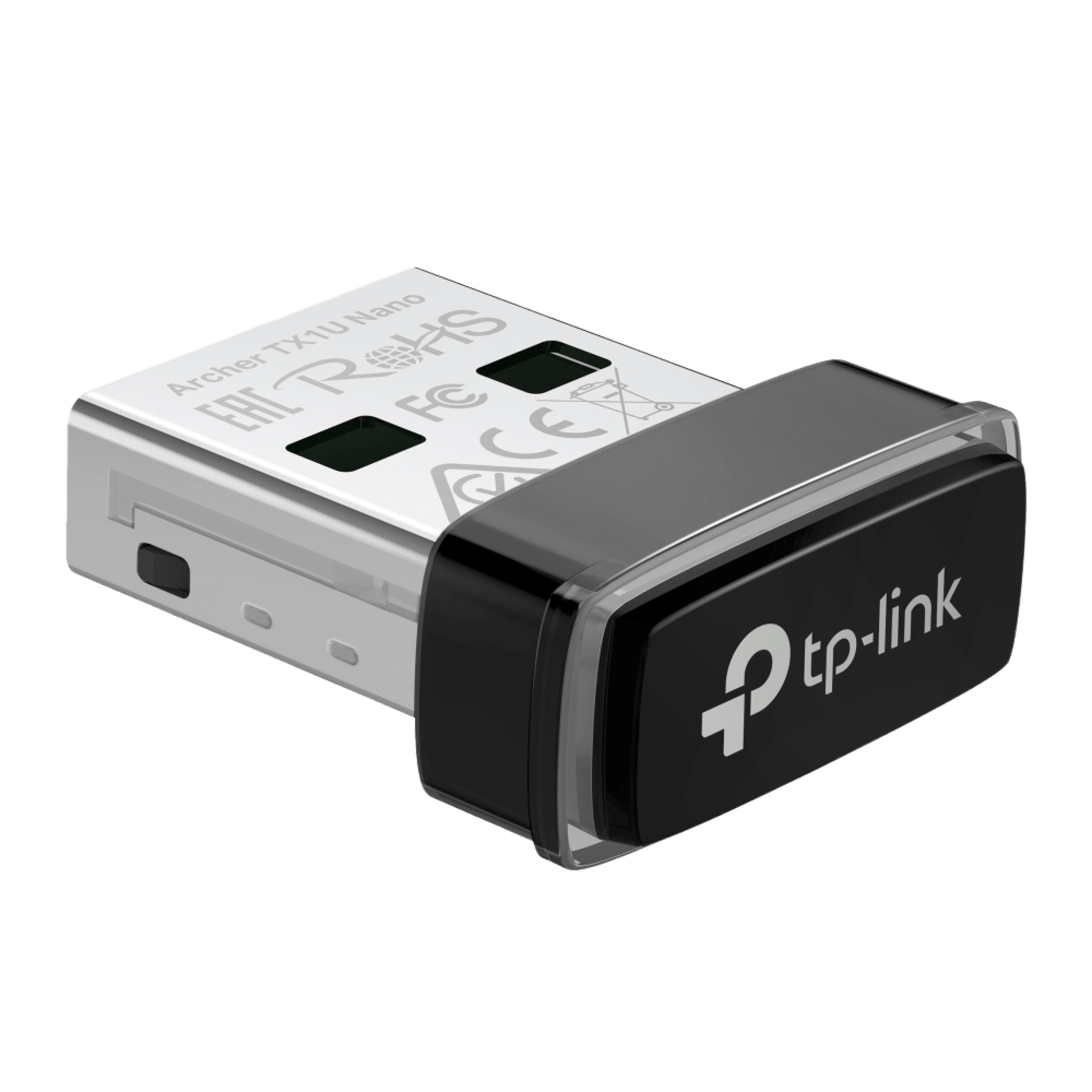 Adaptador USB Inalámbrico AX300 / Wi-Fi 6 2.4 GHz / 287 Mbps / Nano Size / OFDMA y MU-MIMO / Driver Pre-cargado / WPA2-PSK