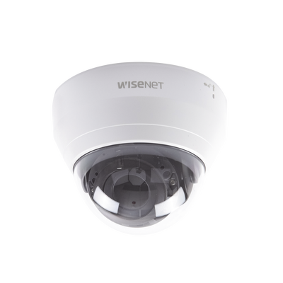 Cámara IP Tipo Domo Interior 2 Megapíxel / Lente Varifocal 3.2-10mm / IR 20M / WDR 120db / H.265 & WiseStream / Micrófono Interconstruido — HANWHA VISION · SKU QND-6082R