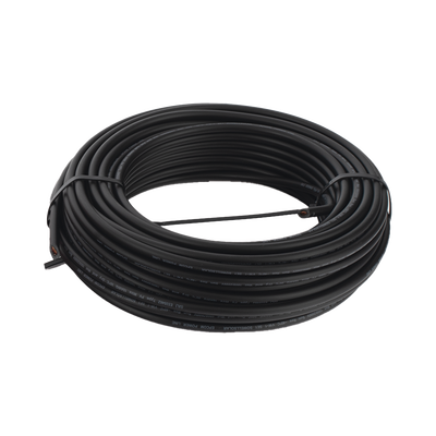 Kit de 2 rollos de 25 metros de cable fotovoltaico de cobre, rojo y negro, calibre 10 AWG (6mm²), Tipo PV, 1000/2000 V y 120°C.