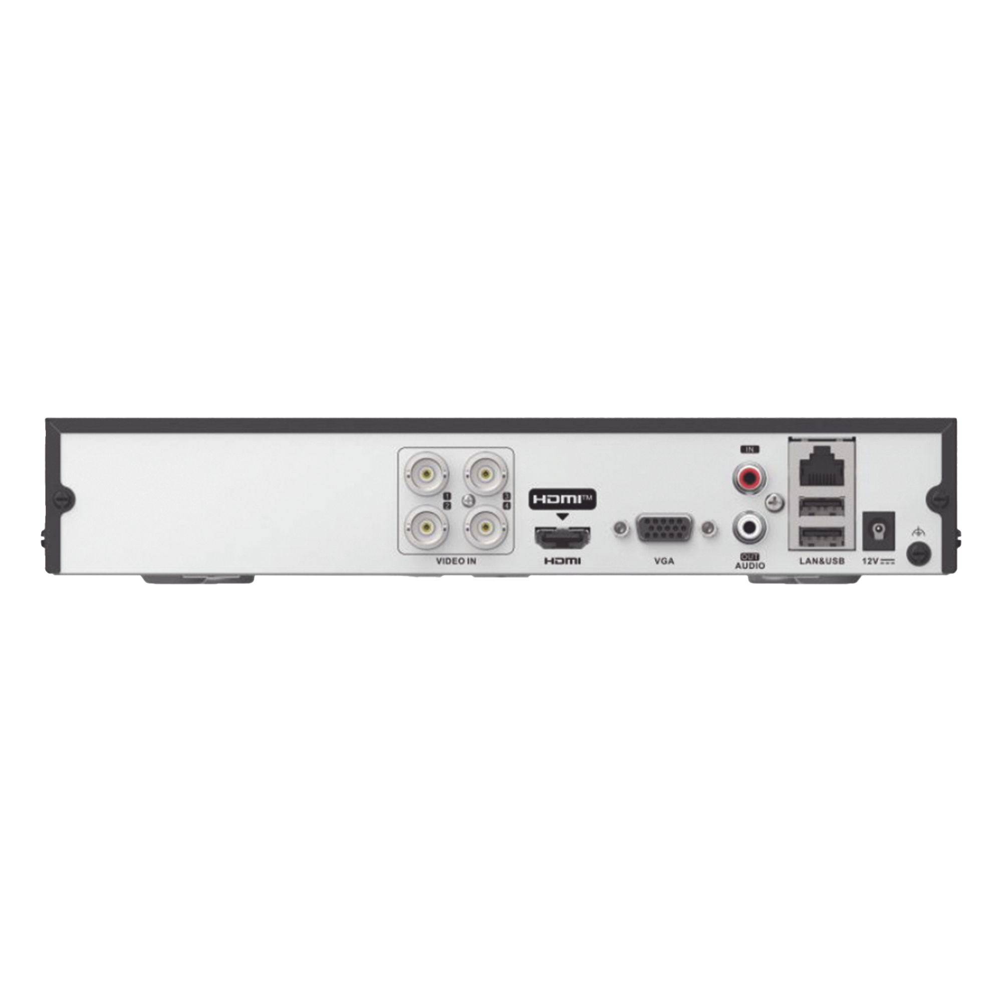 [Audio Bidireccional] DVR 4 Canales TurboHD + 1 Canal IP / 2 Megapixel (1080p) Lite / Acusense Lite (Evita Falsas Alarmas) / Audio por Coaxitron / 1 Bahia de Disco Duro / H.265+ / Salida de Vídeo Full HD