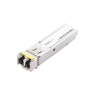 Transceptor Óptico SFP (Mini-Gbic) / Monomodo 1310 nm / 1.25 Gbps / 1000BASE-LX / Conectores LC/UPC Dúplex / DDM / Hasta 20 km