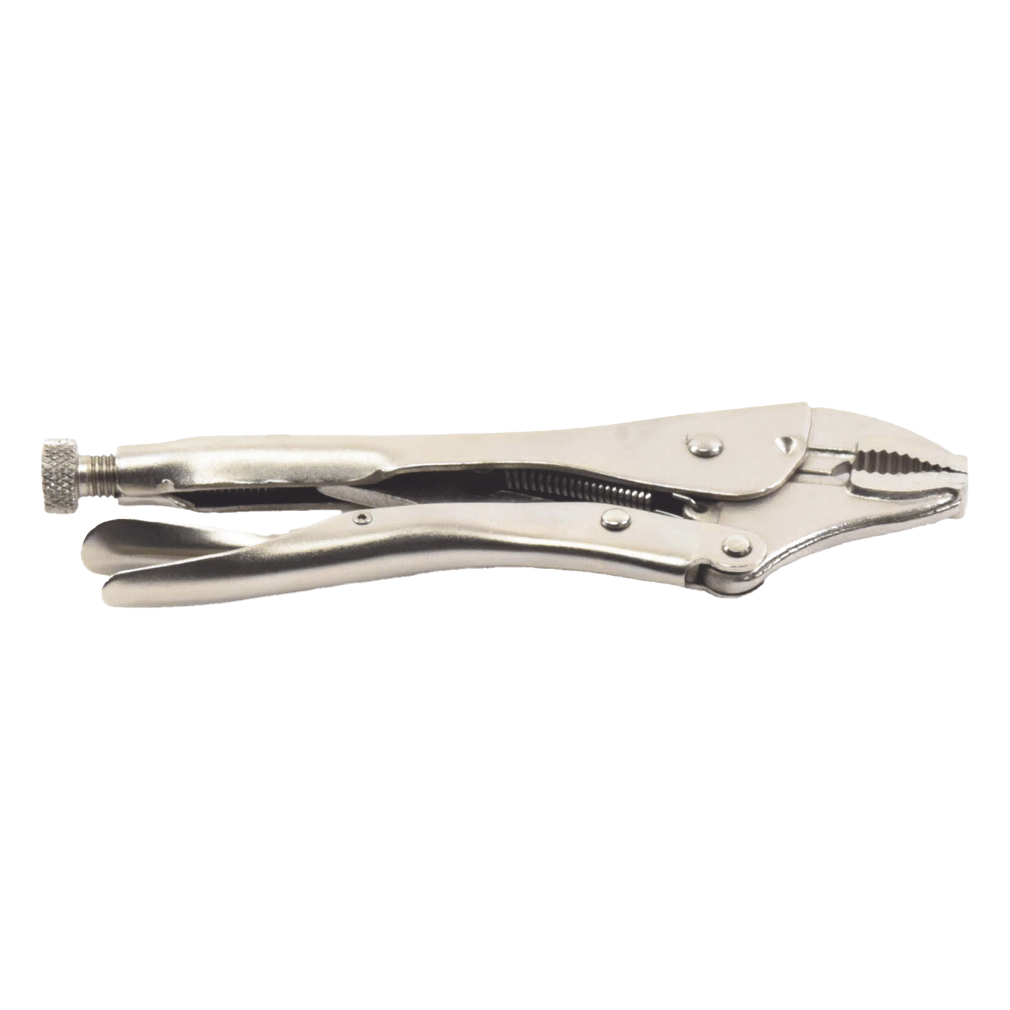 Pinza Perra Ajustable de Presión de 10”. Quijada Curva con Corta Alambre. Acero CR-V — PRECISION · SKU PST-H010-01