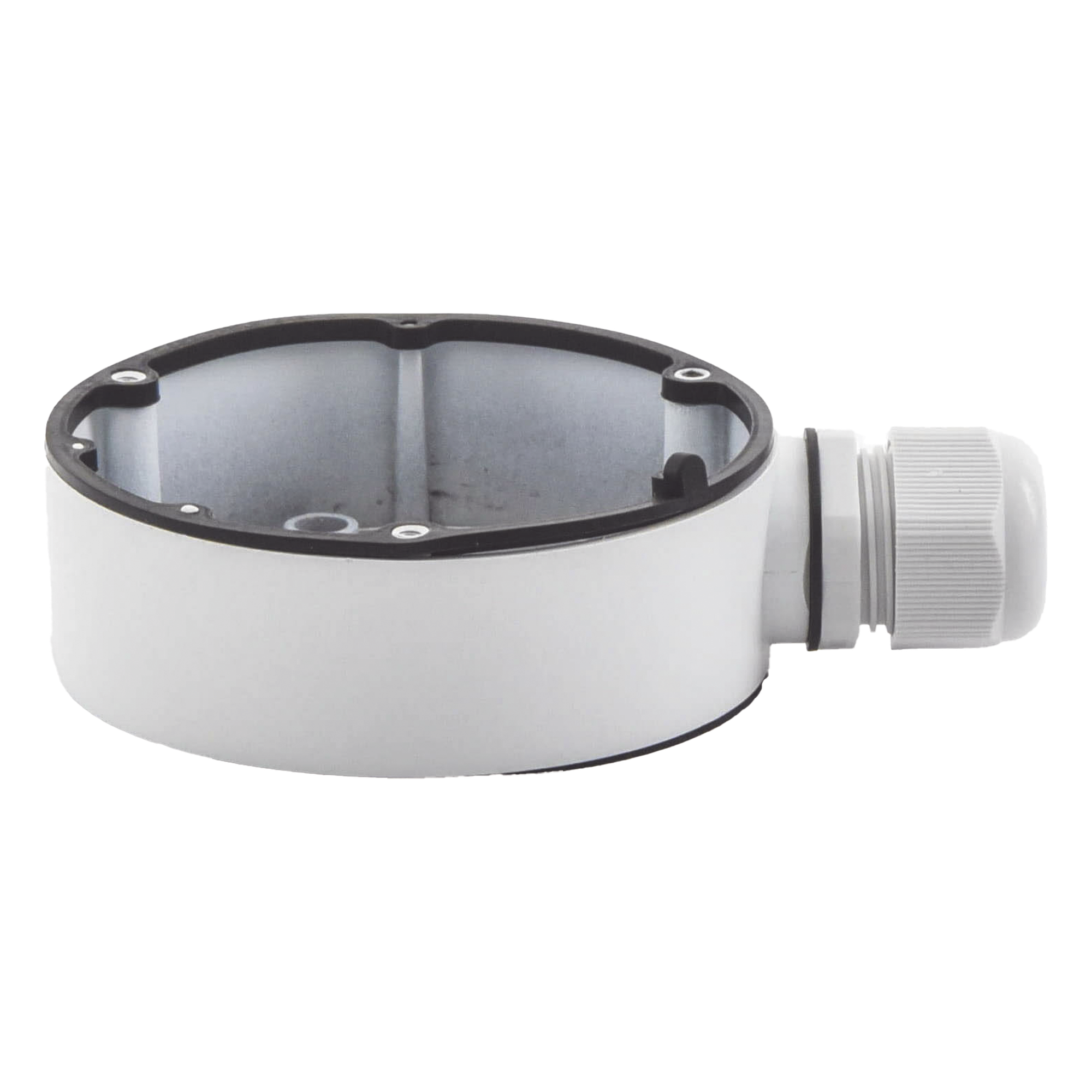 Caja de Conexiones de Exterior para Cámaras Tipo Mini Domo / IP66 / Color Blanco 