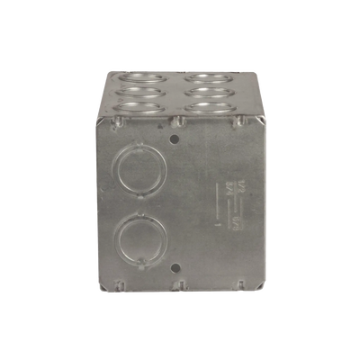 Caja Multigang de 3 Gangs/ Profundidad de 3-1/2 Pulgadas (8.89 cm)/ 19 Entradas de 1/2 - 3/4 Pulgadas (1.27 - 1.91 cm)