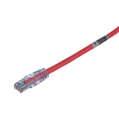 Cable de Parcheo TX6, UTP Cat6, 24 AWG, CM, Color Rojo, 4.57 Metros (15 Pies)