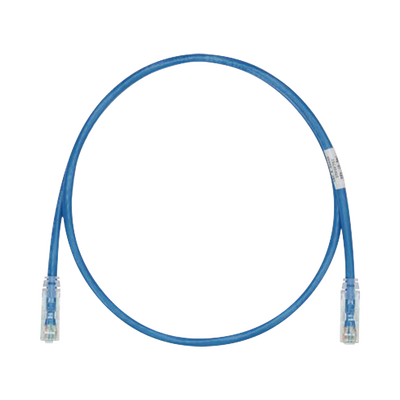 Cable de Parcheo TX6, UTP Cat6, 24 AWG, CM, Color Azul, 1.52 Metros (5 Pies)
