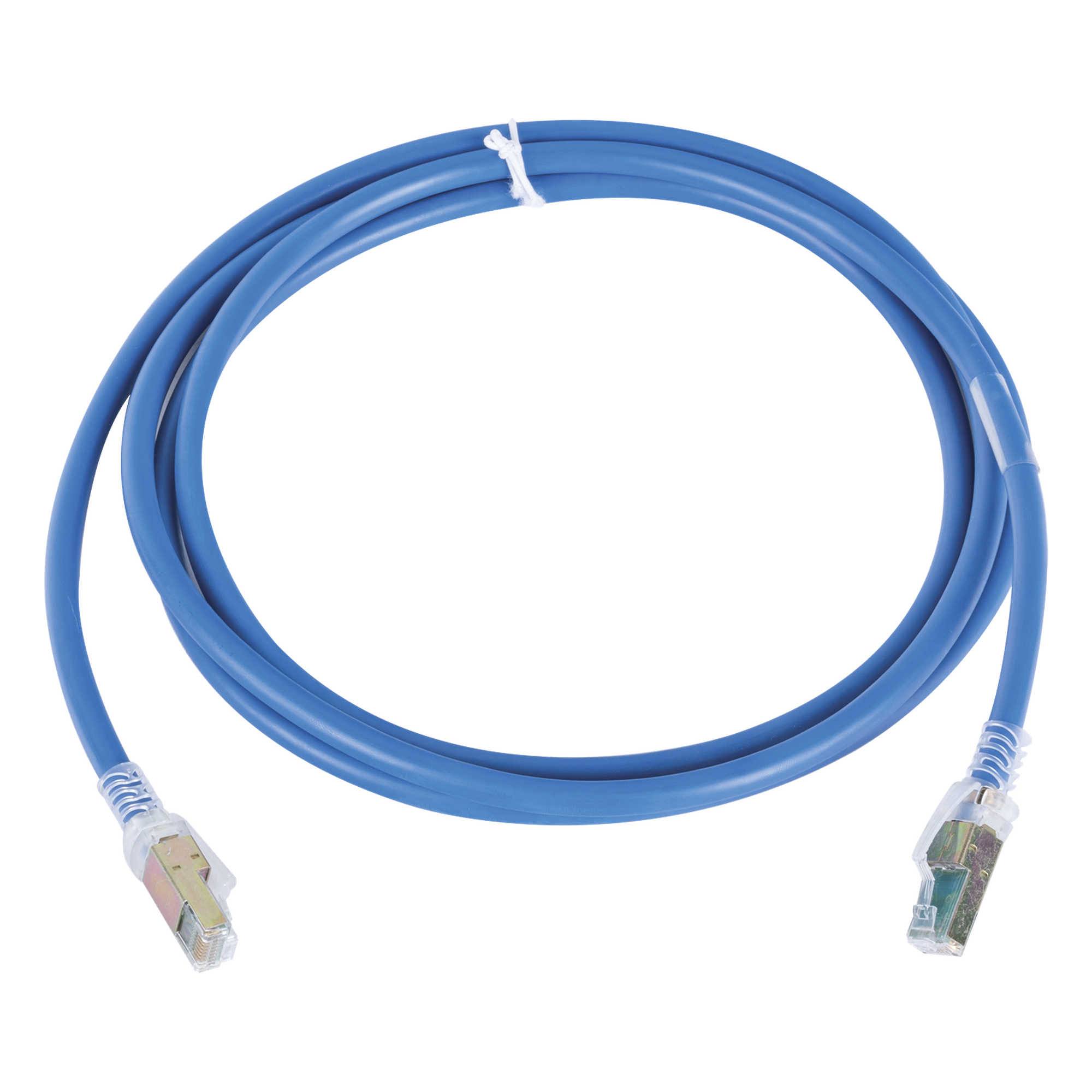 Patch Cord Z-MAX Cat6A UTP, CM, 2.13 Metros (7 Pies), Color Azul, Versión Bulk (Sin Empaque Individual) — SIEMON · SKU ZM6A-07-06B