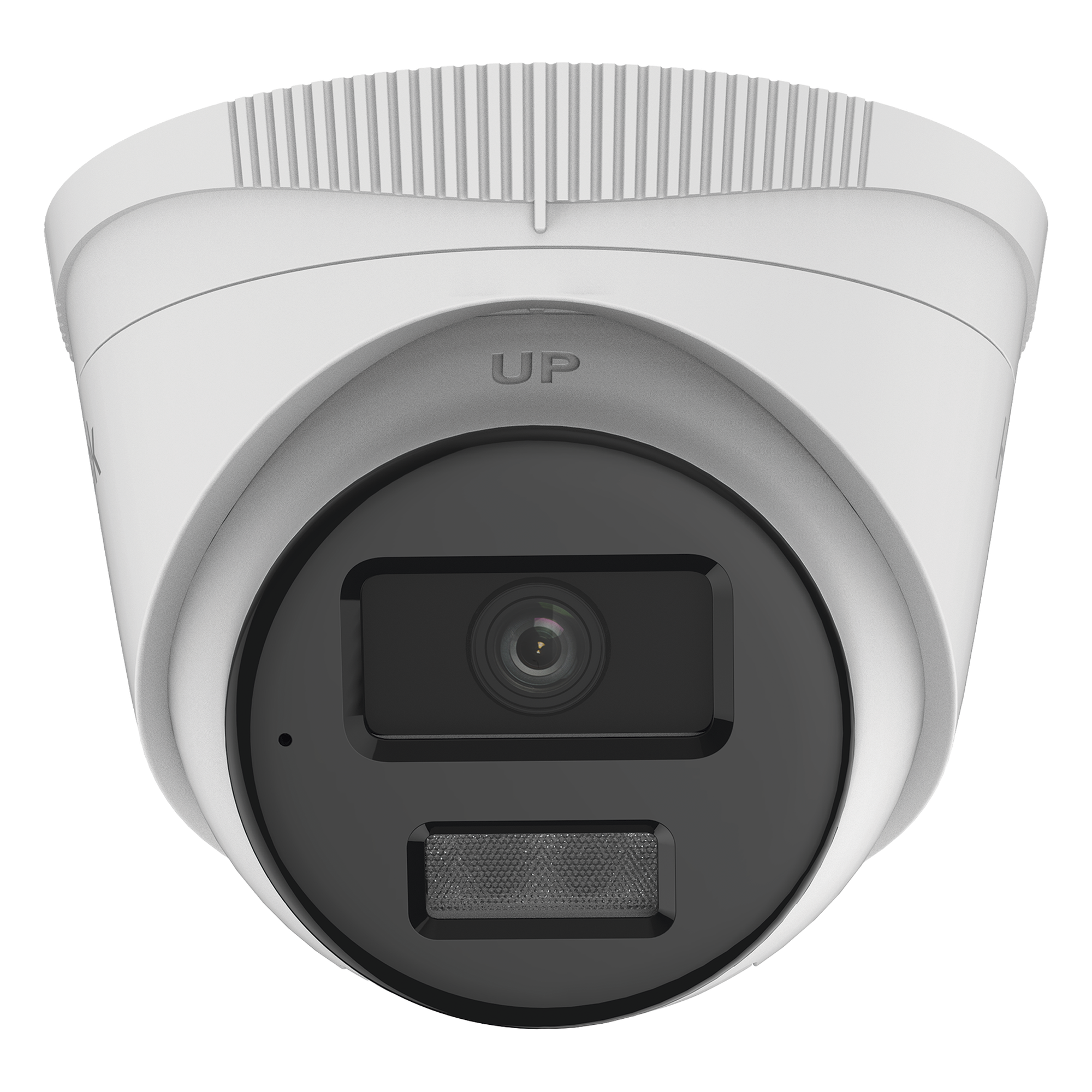 [Dual Light] Turret IP 4 Megapixel  / Lente 2.8 mm / 20 mts IR + 20 mts Luz Blanca / Micrófono Integrado / ACUSENSE Lite / Exterior IP67 / PoE / dWDR / H.265+ / ONVIF