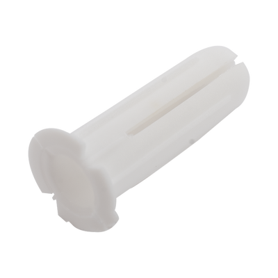 Paquete de 20 taquetes blancos 3/4" y 20 tornillos 8mm x 3/4" (1101-05002)