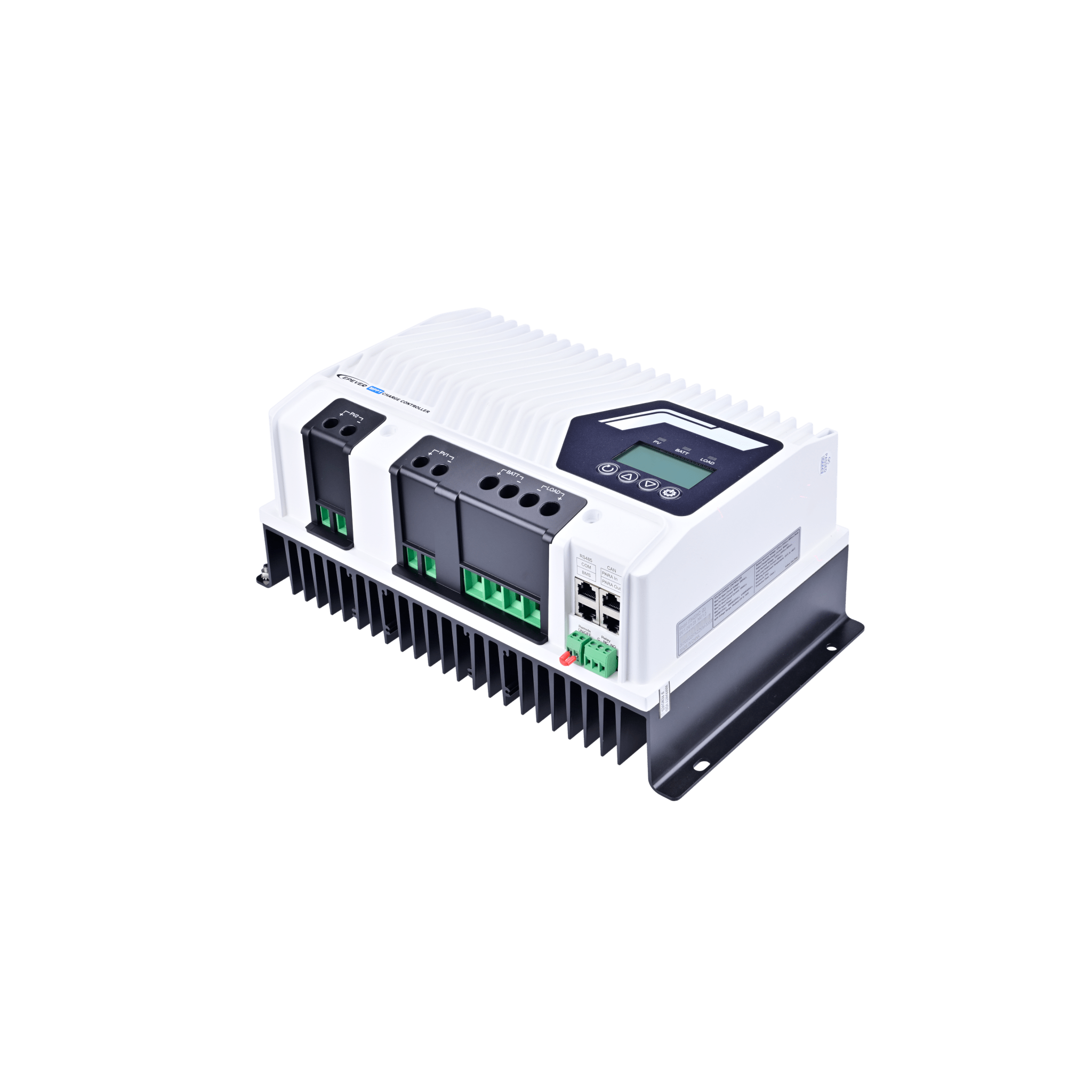 Controlador Solar MPPT 50A 12/24/36/48V, Máximo Voltaje de Circuito Abierto Voc 200Vcc, Configurable para Baterías de Litio