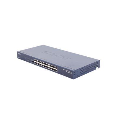Switch No Administrable Gigabit de 24 Puertos 10/100/1000 Mbps, Con Modo Extendido Para Envió de Datos de Hasta 200 m