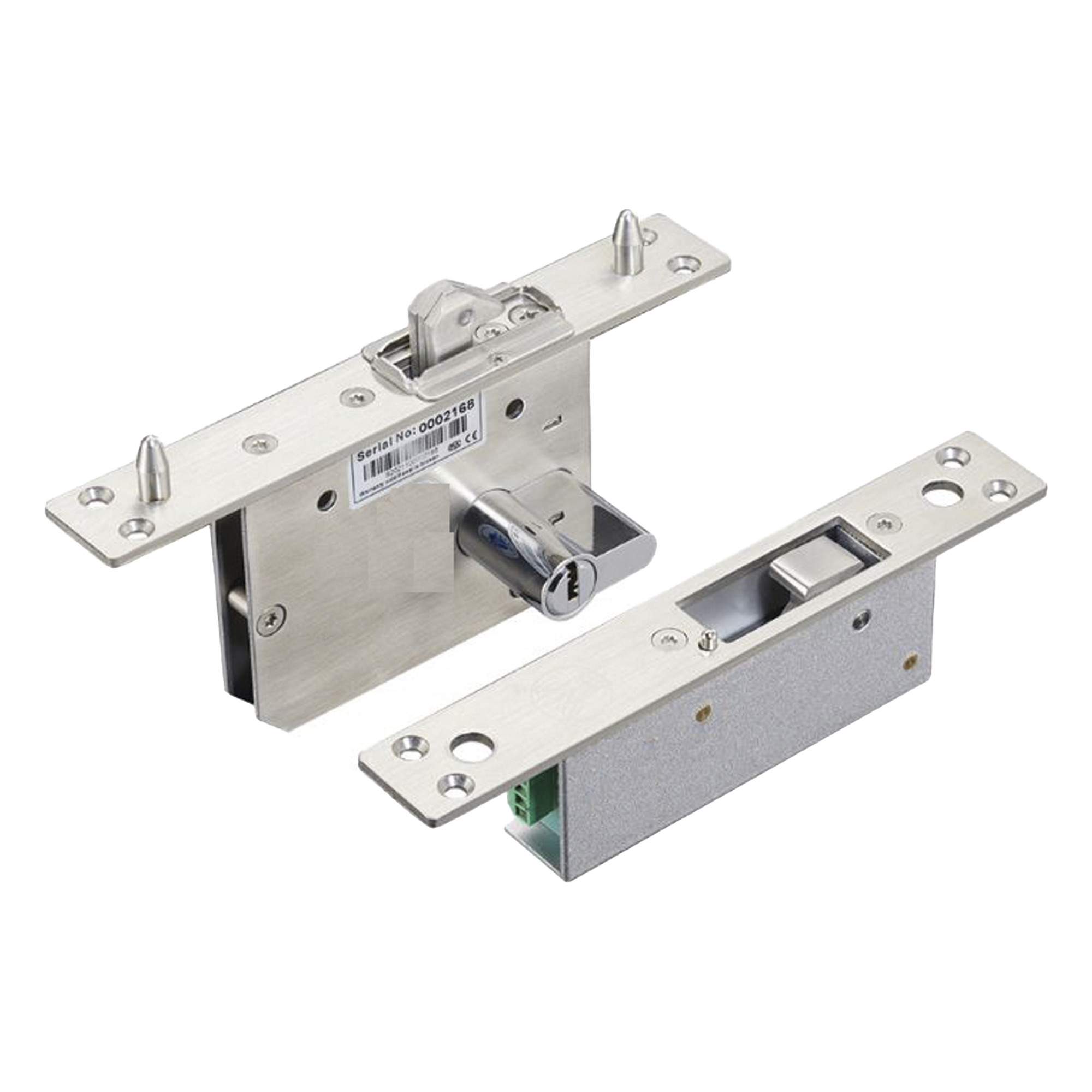 Cerradura eléctrica para puertas corredizas tipo gancho / apertura con llave ambos lados / Abierto en caso de falla/ IP65 — ACCESSPRO · SKU PROEB230C
