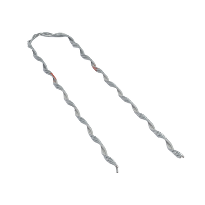 Remate Preformado para Fibra Óptica Figura 8, Span 100 m, para mensajero de acero con diámetro Φ 3.6 mm