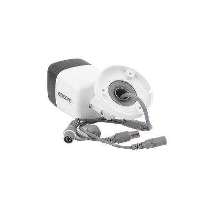 AUDIO POR COAXITRON / Bala TURBOHD 5 Megapixel / Gran Angular 85.5° / Lente 2.8 mm / 30 mts IR EXIR / Exterior IP67 / 4 Tecnologías / dWDR