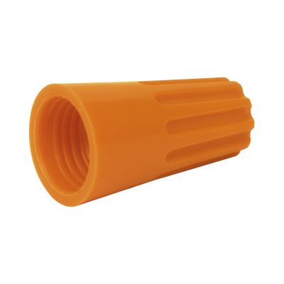 Capuchón roscable / 12 AWG / Naranja / Paquete de 25 piezas.