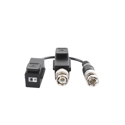Kit de Transceptor (Balluns) TURBOHD con Boton Push / Hasta 8 MP (4K) / 100% Cobre / Soporta HD-TVI / AHD / CVI / CVBS / Audio por Coaxitron / Datos para Menu de Configurar de Cámaras 