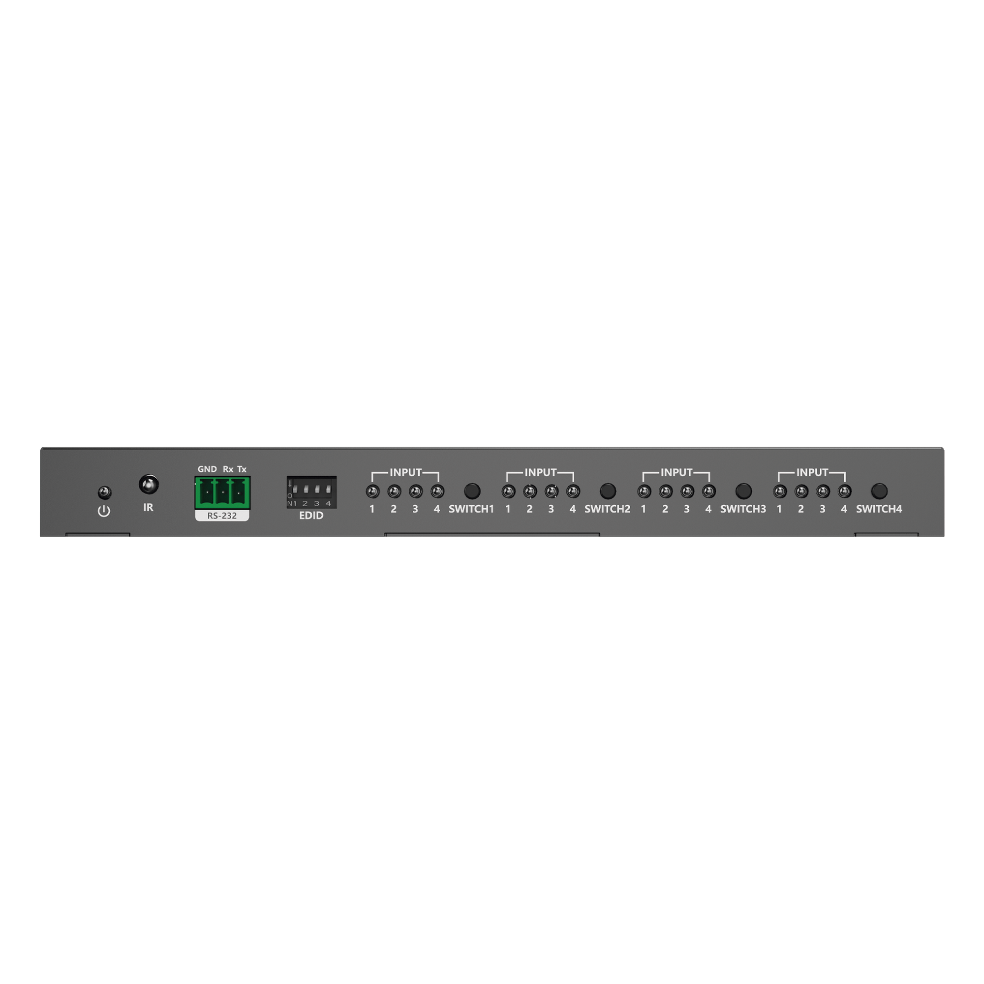 Matricial 4x4 HDMI | 4K@60Hz | Soporta HDR10 | Configuración EDID | Múltiples Modos de Conmutación