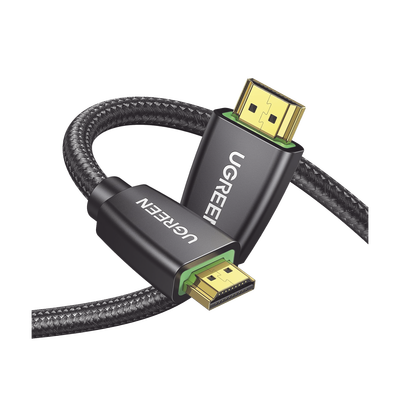 Cable HDMI 2.0 de Nylon Trenzado / 10 Metros (32.81 Pies) / 4K@60Hz / HDR / 3D / HEC (Canal Ethernet HDMI) / ARC (Canal de Retorno de Audio) / Color Profundo de 48 Bits / Audio de 32 Canales / HDCP 2.2 / Audio DTS: X / 18 Gbps / Blindaje de 4 Capas