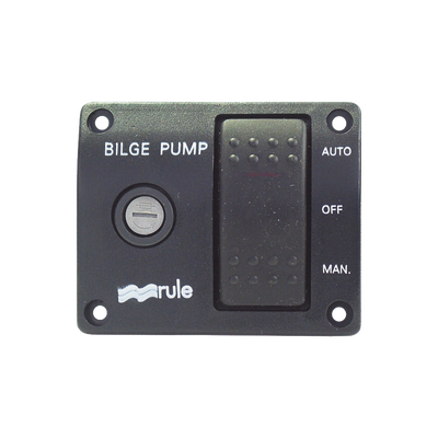 Switch de tres posiciones para control de bombas de achique.