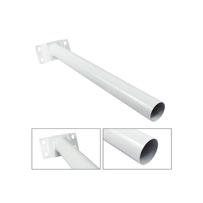 Brazo de Soporte para Luminario Público / Aluminio 50 mm / Longitud 500 mm (19.7 in) / Montaje en Pared / Compatible con Luminaria Solar
