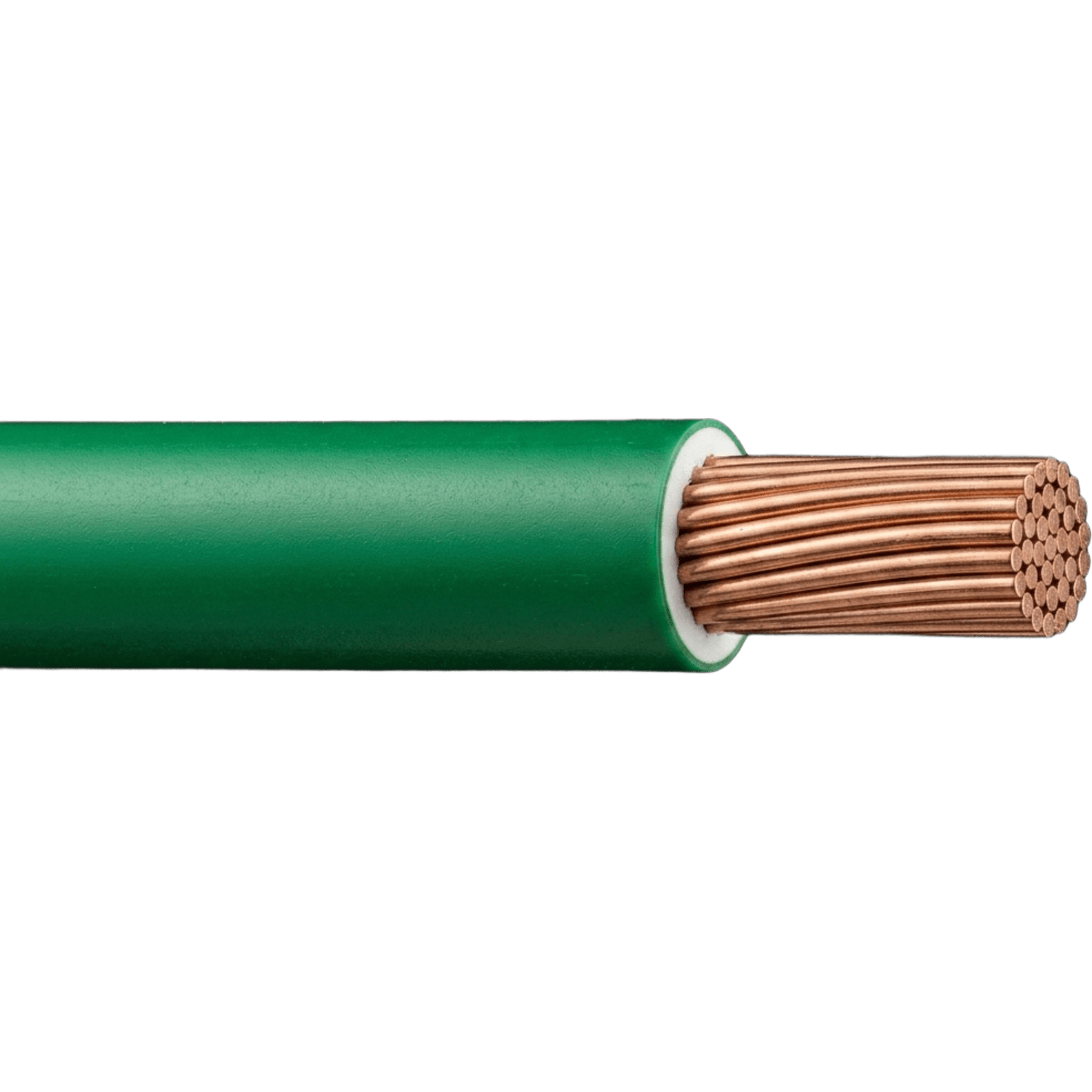 Cable THW-LS / Calibre 12 AWG / 19 Hilos / Color Verde / Bobina 100 m (328 ft)
