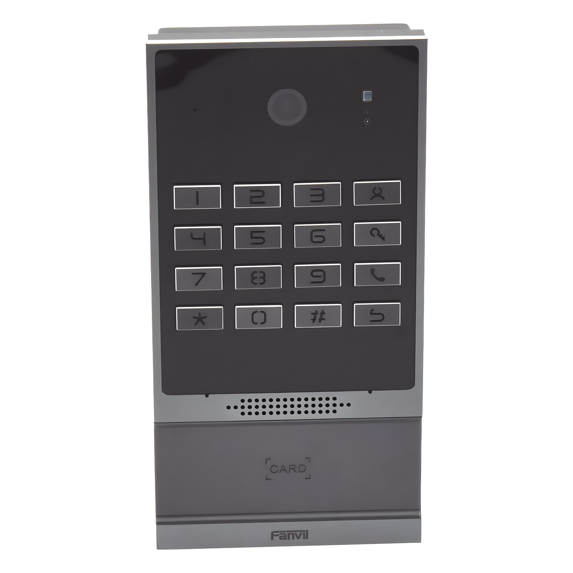 Videoportero SIP para Control de Acceso, Teclado numérico iluminado, 2 relevadores, anti-vandálico, IP66 y IK07, PoE