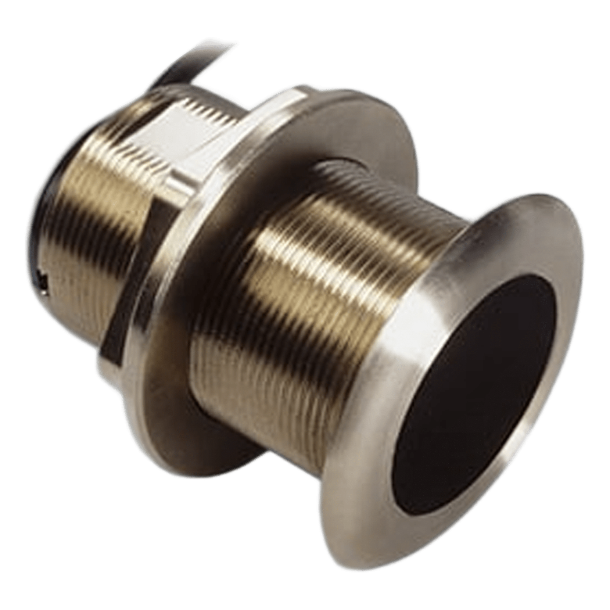 Sonda de Frecuencia Dual 50/200 kHz / 600 W / Ancho de Haz 45°-12° / Profundidad Máxima 1200 ft / Cable 33 ft / Medición de Profundidad y Temperatura / 8 Pines / Compatible con Ángulos de 8° a 15° — GARMIN · SKU 10-10982-21